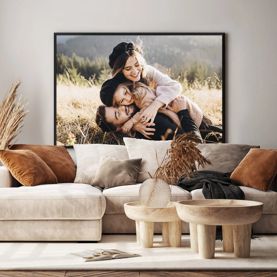 Beautiful personalised photo canvas print made in Medway by Canvas Prints Medway